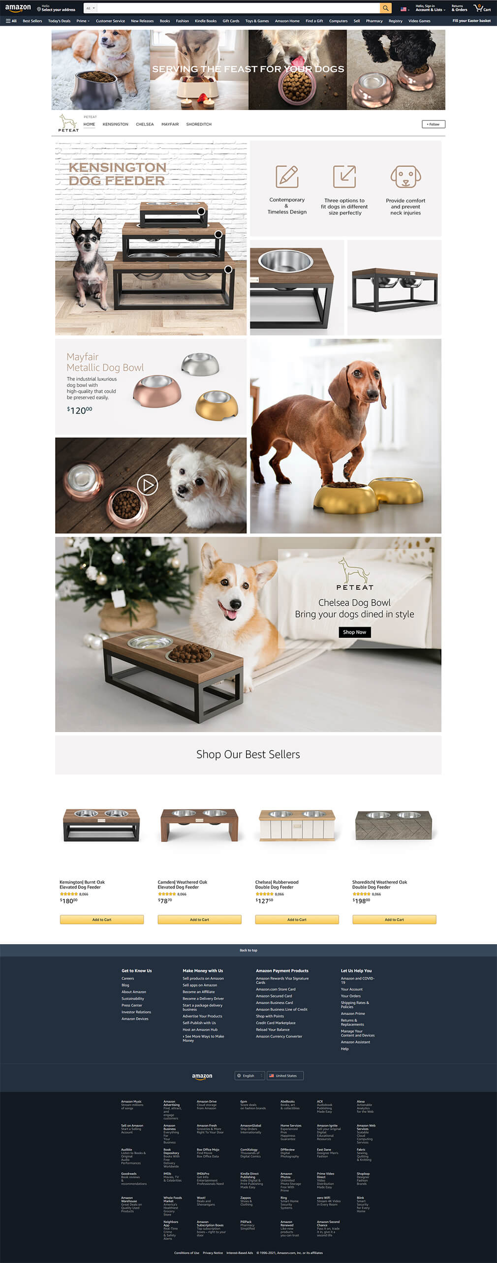 Amazon Storefront Templates-Peteat-Dogbowl